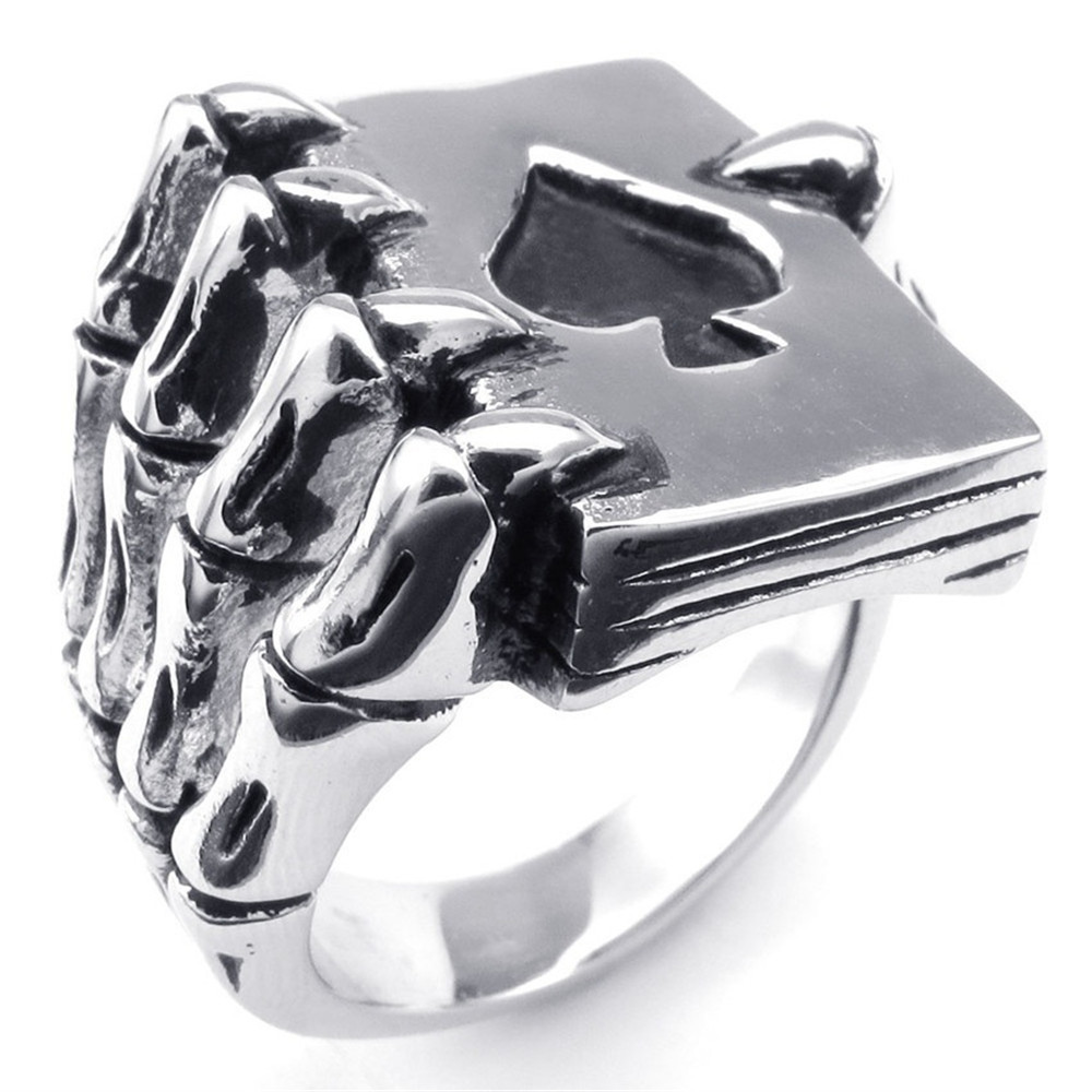 8g Weight Gold Plated Plating Material Rings Classification Retro Hand Alloy Plating Gold Plated Men's Rings