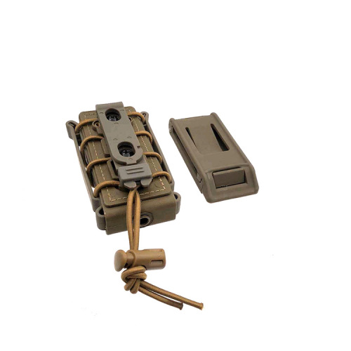 Outdoor tactical equipment 9MM magazine holder, scorpion magazine box, soft shell wearable belt accessory box