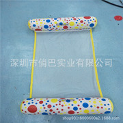 吹气厂家PVC水上玩具充气浮排 水上漂浮床 单人游泳水上吊床浮床