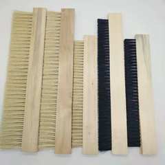 排刷不易掉毛工業刷廠家批發天花板刷黑毛白毛長木條防水排刷毛刷