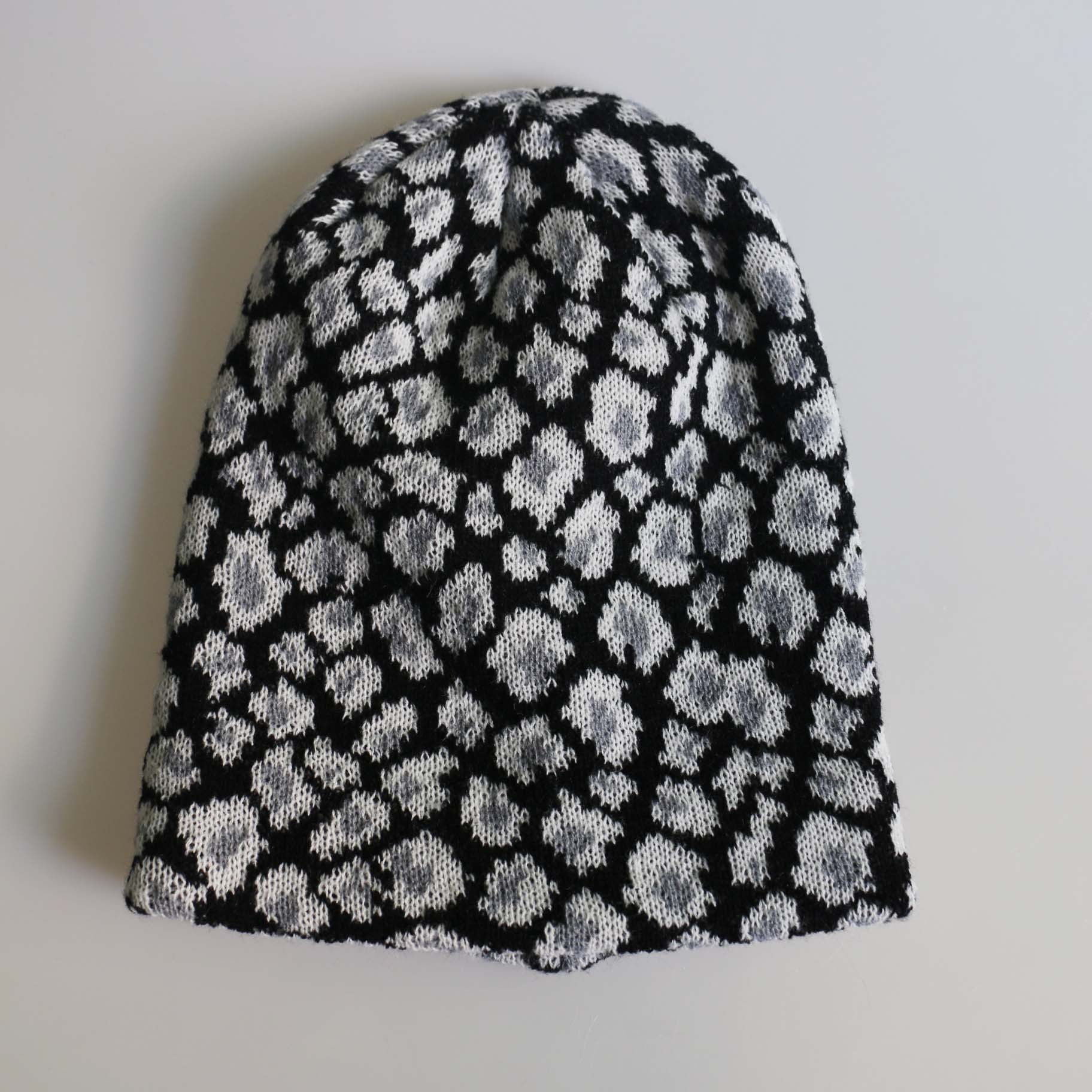 Unisex Simple Style Leopard Crimping Wool Cap display picture 4