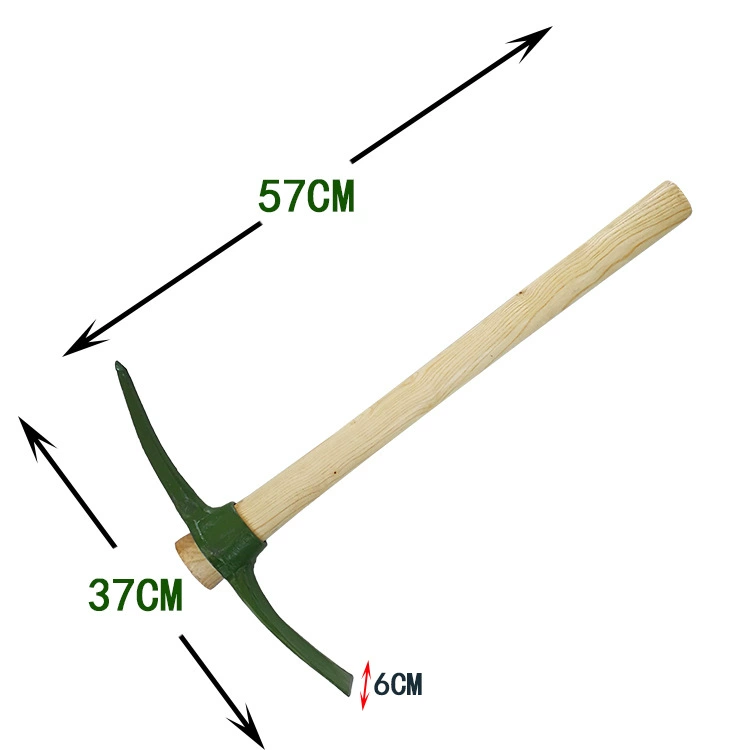 Маленький крестовый топор 57 см с деревянной ручкой, стальной топор, инженерный топор, кованая ручка из твердой древесины из рельсовой стали, стандартный учебный инструмент.