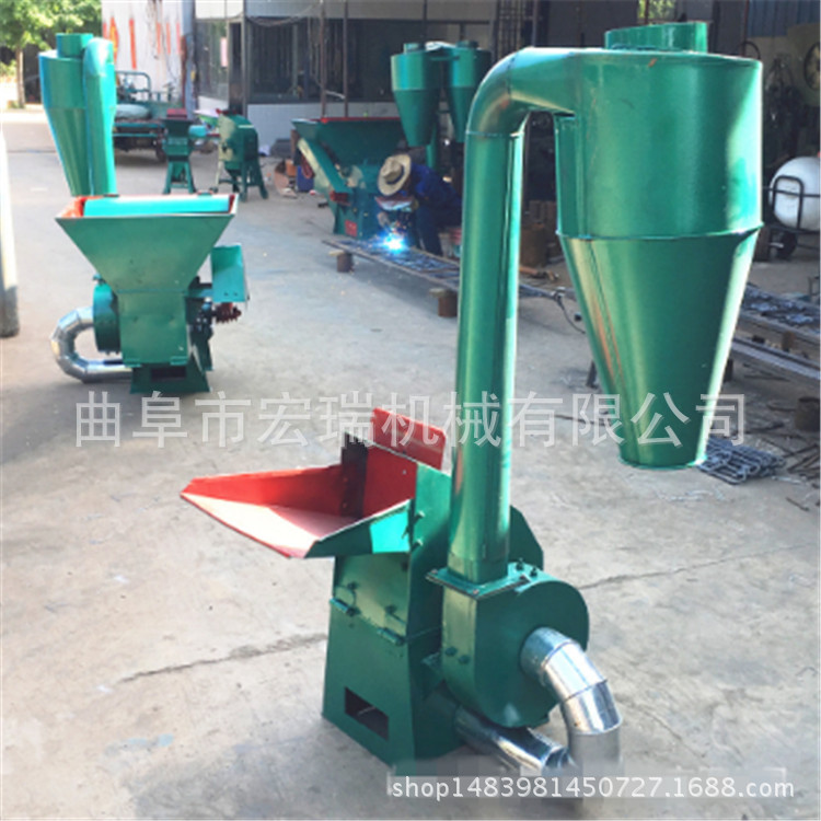 高粱粉碎机价格 养殖饲料机 高粱苞米秸秆机畜牧、养殖业机械