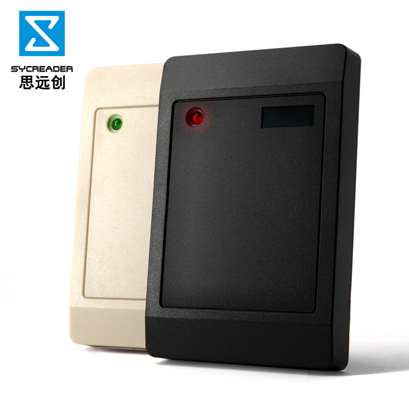 13.56MHz非接触式M1卡RS485读卡器IC门禁读头抗金属干扰读头-阿里巴巴