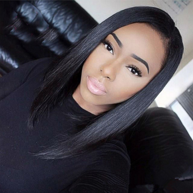 Women's Fashion Street High-temperature Fiber Centre Parting Long Straight Hair Wigs display picture 1
