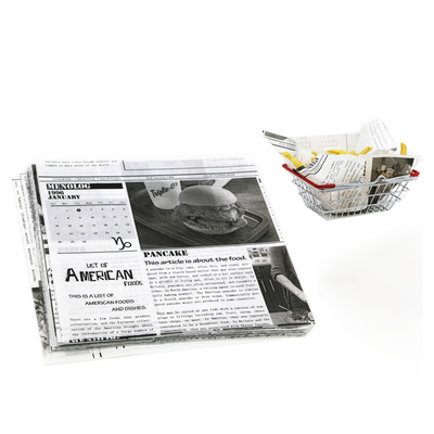 miclan Hamburger chicken French fries Fried Food Oilpaper Food Pad paper Silicone paper 22*22CM Square