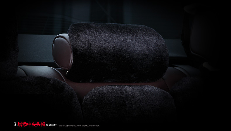 New Car Seat Cover Full Surround Winter Plush Warm Car Seat Cover