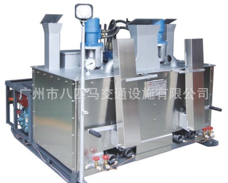 热熔划线机单缸小热熔釜双缸融化热熔釜划线料加热熔化标线料机器