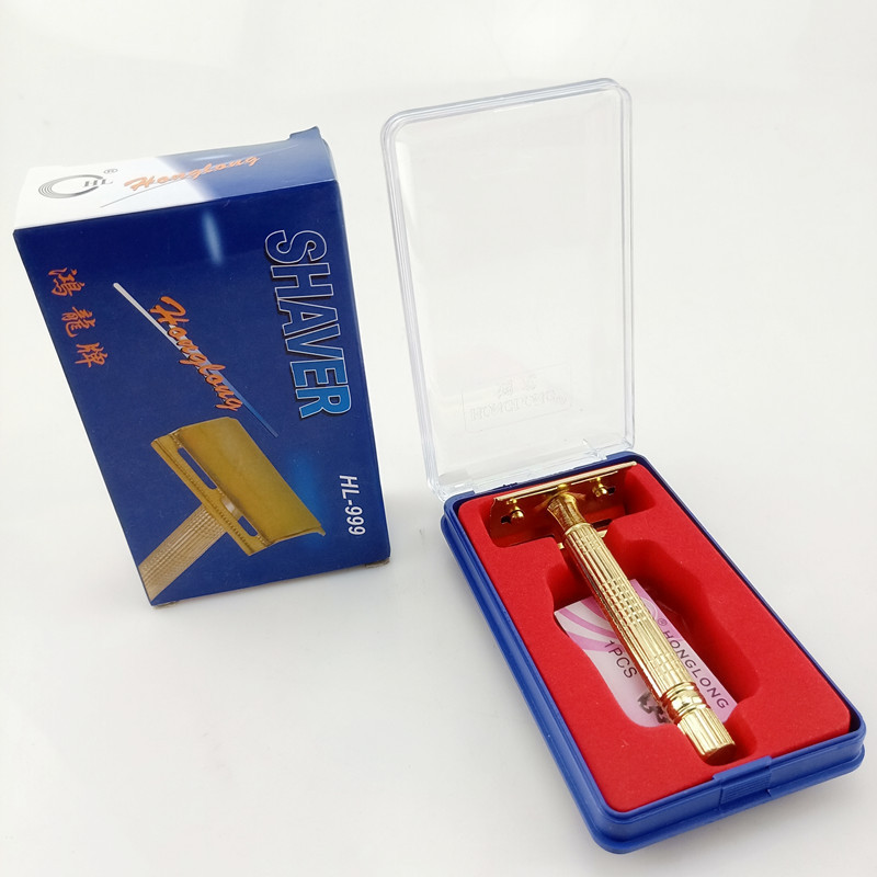 Metal old-fashioned razor