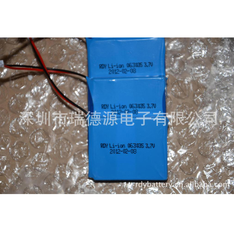 厂家直销电池聚合物锂电池  063035锂电池组 可定 制锂电池