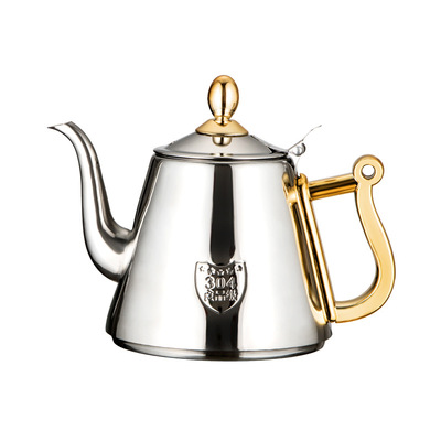 wholesale Food grade 304 Stainless steel Healthy Tea kettle Teahouse Hotel Restaurant Teapot tea set Ariel Pot