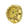 Golden waterproof ultra thin swiss watch, ring, wholesale