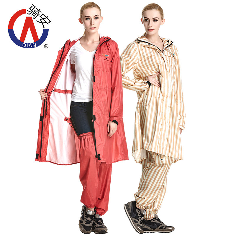 Raincoat Adult Windbreaker Korean Long Men's and Women's Electric Bicycle Motorcycle Riding Poncho Riding