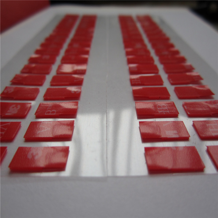 专业生产红膜透明双面胶 强力无痕防水双面胶 亚克力耐高温双面胶