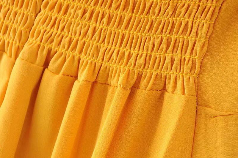 Chiffon Fashionskirt(Yellow-S) NHAM4513-Yellow-S
