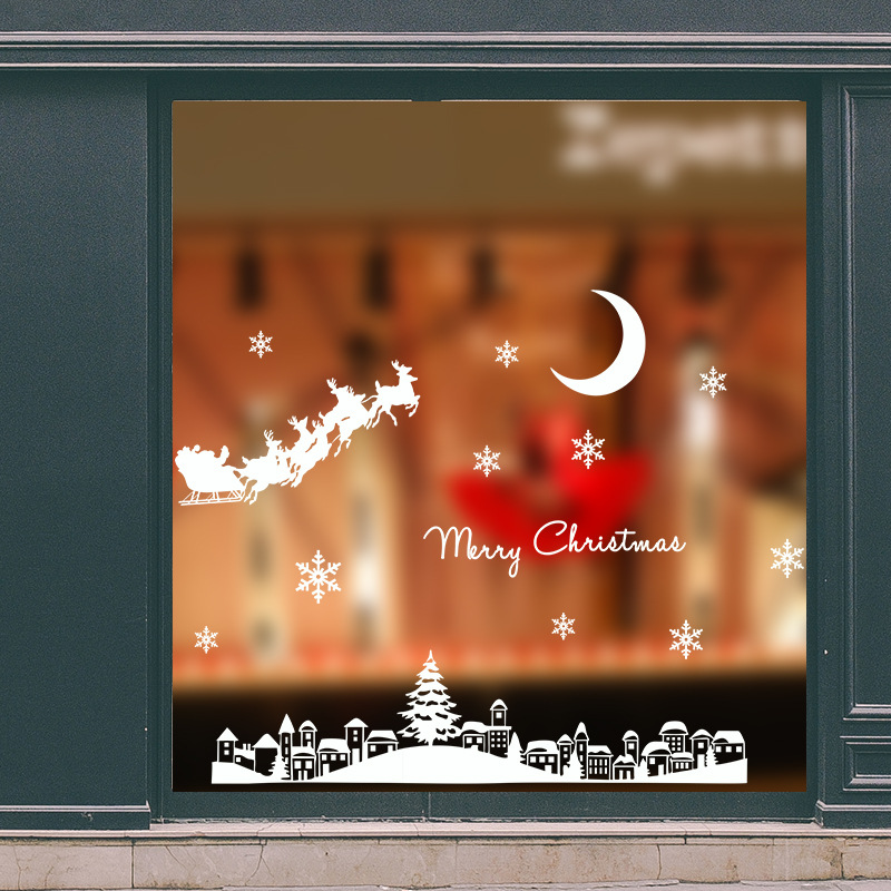 Christmas Santa Moonlight Wall Stickers display picture 3