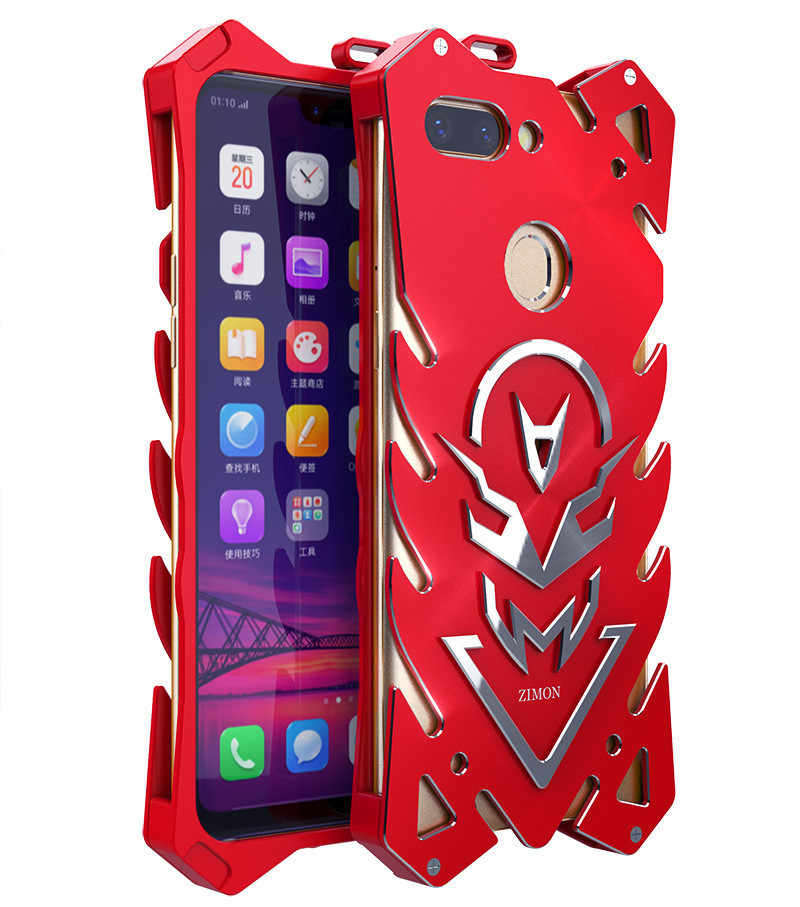 SIMON New THOR II Aviation Aluminum Alloy Shockproof Armor Metal Case Cover for OPPO R15 & OPPO R15 Dream Mirror Edition