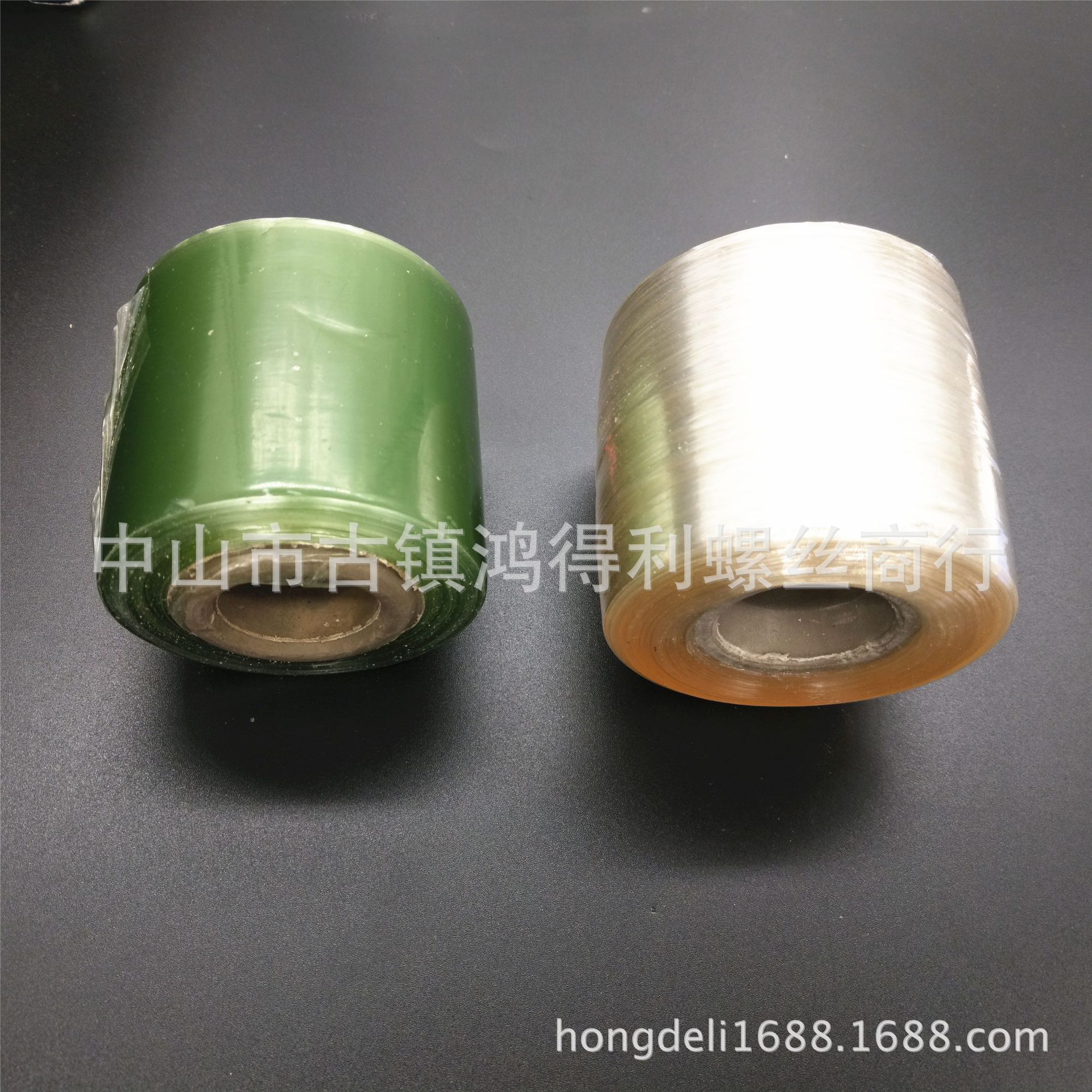 绿色PVC电线缠绕膜批发 无味PE 自粘保护包装透明环保电线膜
