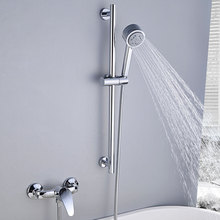 不锈钢升降杆淋浴花洒冷热明装淋浴套装水暖五金花洒淋浴器ZY1002