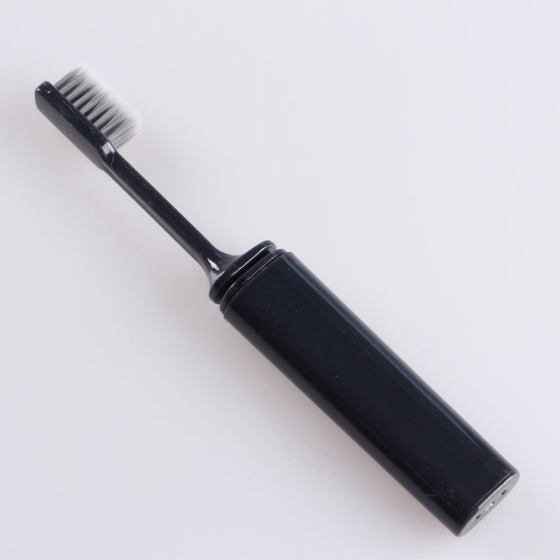 [Yan Xuan] Mini Portable Folding Toothbrush Household Bamboo Charcoal Soft Hair Travel Couple Factory Outlet