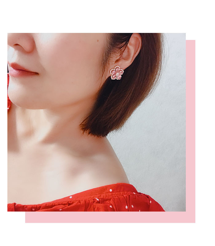 Earrings Three-dimensional Flower Ear Studs Female Wild Personality Ear Jewelry S925 Silver Post Wholesale display picture 17