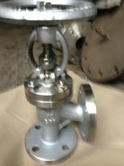 WJ44H-10P不锈钢法兰角式波纹管截止阀  角式波纹管截止阀