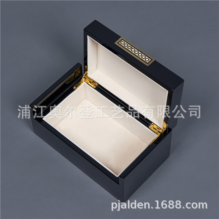 Customized jewelry packaging boxes, gift boxes wholesale, rectangular wooden box packaging, custom-made wooden gift boxes detail image 2