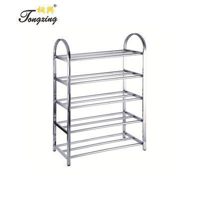 桐兴 不锈钢鞋架方管组装简易家用多层鞋架子简易收纳架|ms