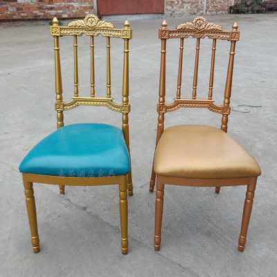 aluminium alloy Banquet chair Napoleon Castle hotel wedding golden Chiavari Chair Continental chair