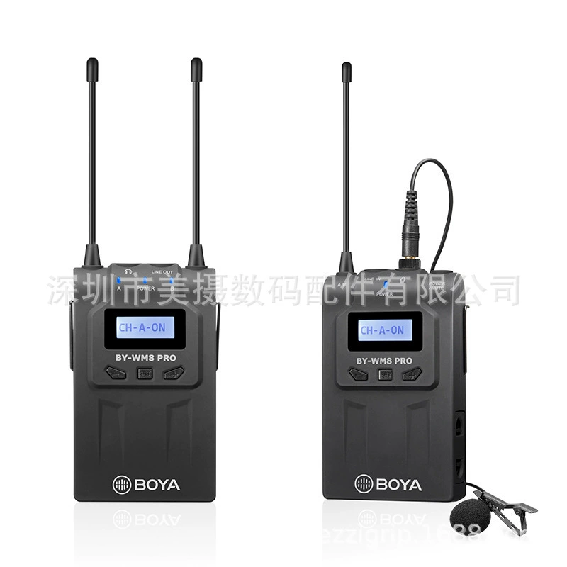BOYA BY-WM8PRO-K1 WM6 one-to-one wireless lavalier microphone camera interview microphone