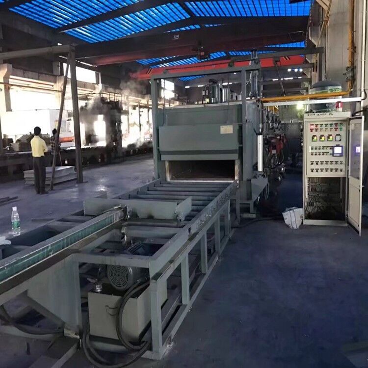 推杆式铝轮毂淬火炉 汽车轮毂快速固溶炉定制厂家 铝合金汽缸铸造