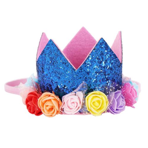 5pcs Children's hair band crown hair accessories baby birthday party performance Photo Baby headdress
