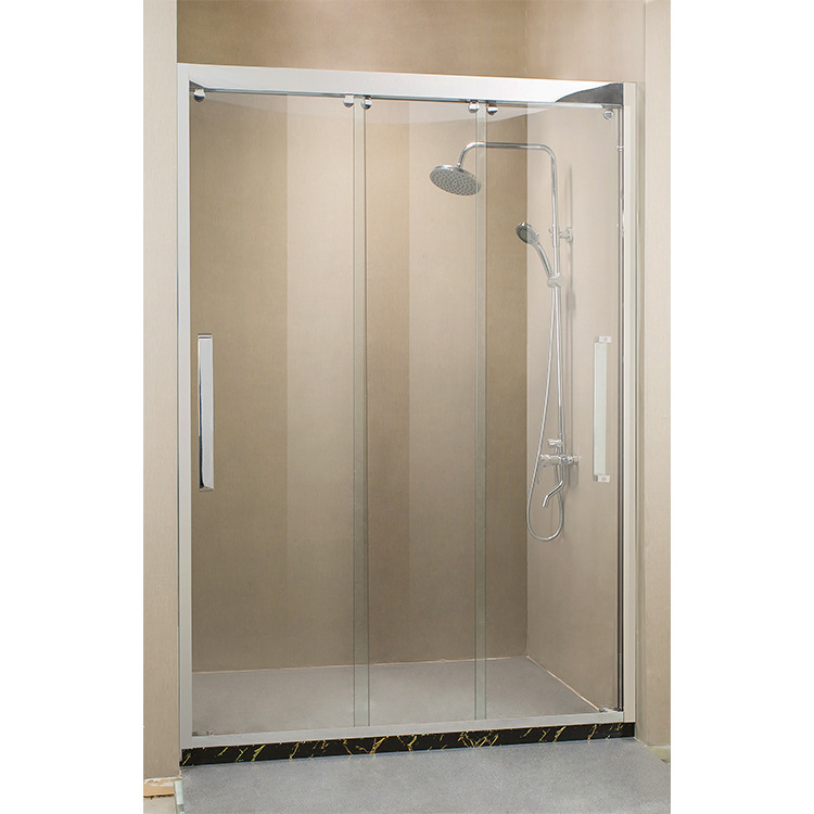 厂价直销不锈钢三联动淋浴房卫生间隔断钢化玻璃门沐浴房简易浴室|ms