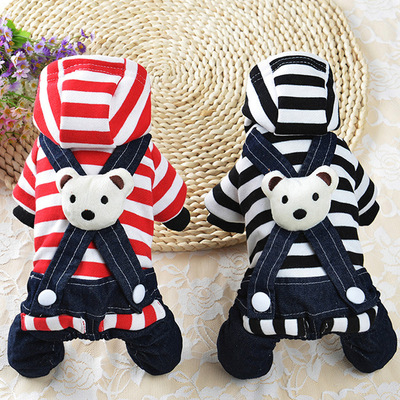 狗狗衣服秋冬装四脚衣宠物裙子泰迪比熊小狗服装小型犬猫夏装批发|ru