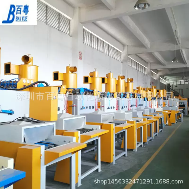 供应自动喷砂机 全自动输送式自动喷砂机厂家 自动打沙机价格