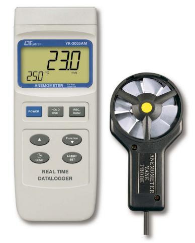 中国台湾路昌Lutron YK-2005AM 风速计|流量|温度记忆式