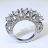 臻荣 Zirconium, fashionable wedding ring, wish, ebay, silver 925 sample