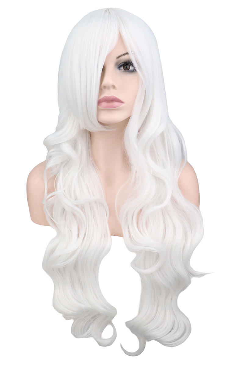 Cosplay Anime Wig Long Curly Hair 80cm Multicolor Wig display picture 4