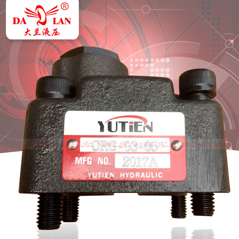 台湾油田YUTIEN转角式3/8常规板式3/4单向阀CRG-03/06/10-05/50