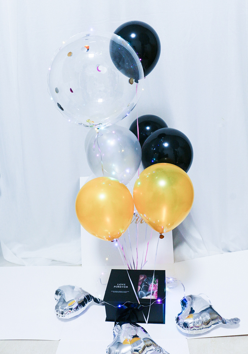 Confesión globo caja sorpresa Día de San Valentín TikTok Net caja de regalo roja caja sorpresa de cumpleaños fabricante en stock envío gratuito