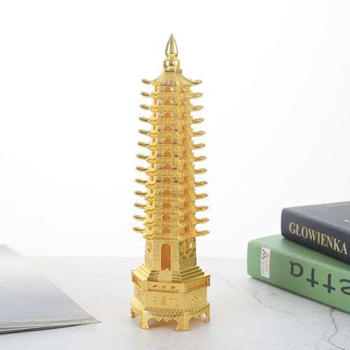 Alloy Wenchang Tower Ornaments 13th Floor 9th Floor Desk Decorations Student Creative Gifts for Classmates at Christmas