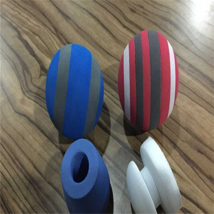 制作批发泡沫海绵打磨球研磨双色EVA球 弹性球手抓海洋球多色印刷