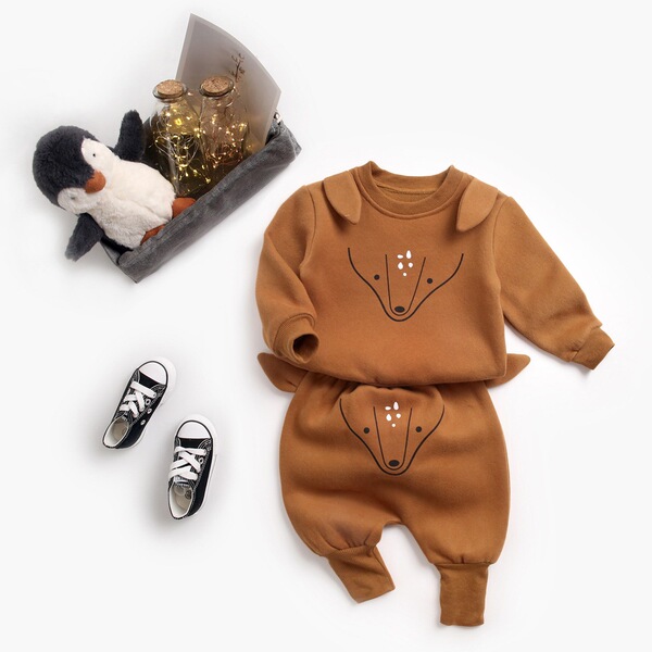 Autumn demi-season children's warm sweatshirt