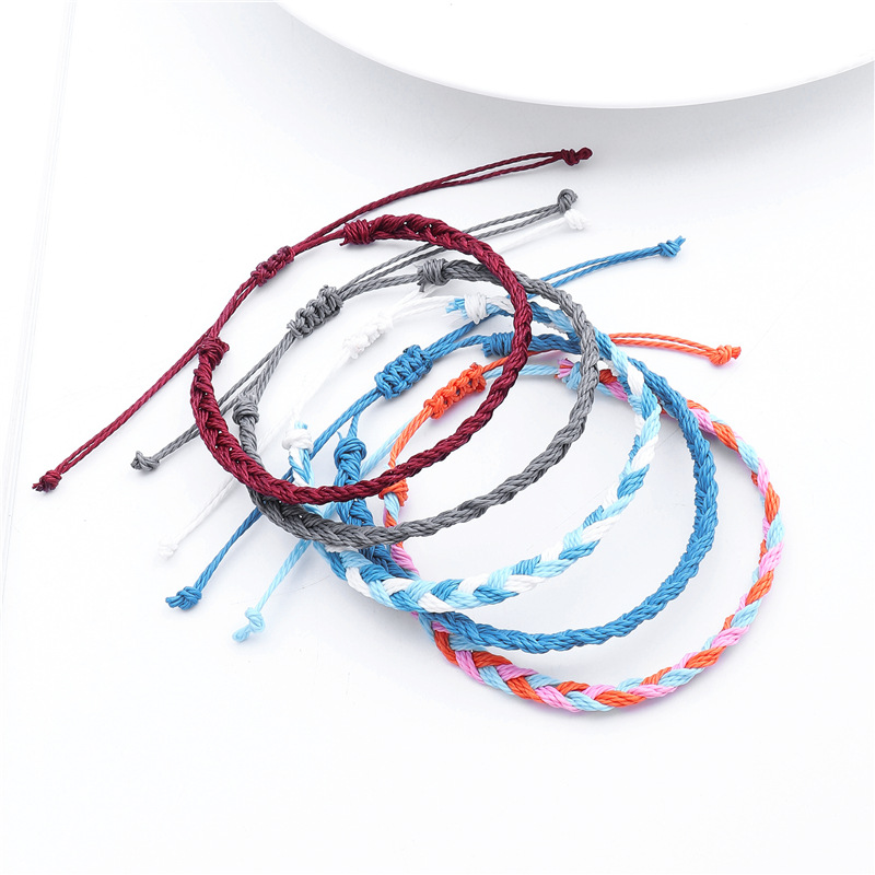 Ethnic Style Waves rope Knitting Womenu0027S Bracelets