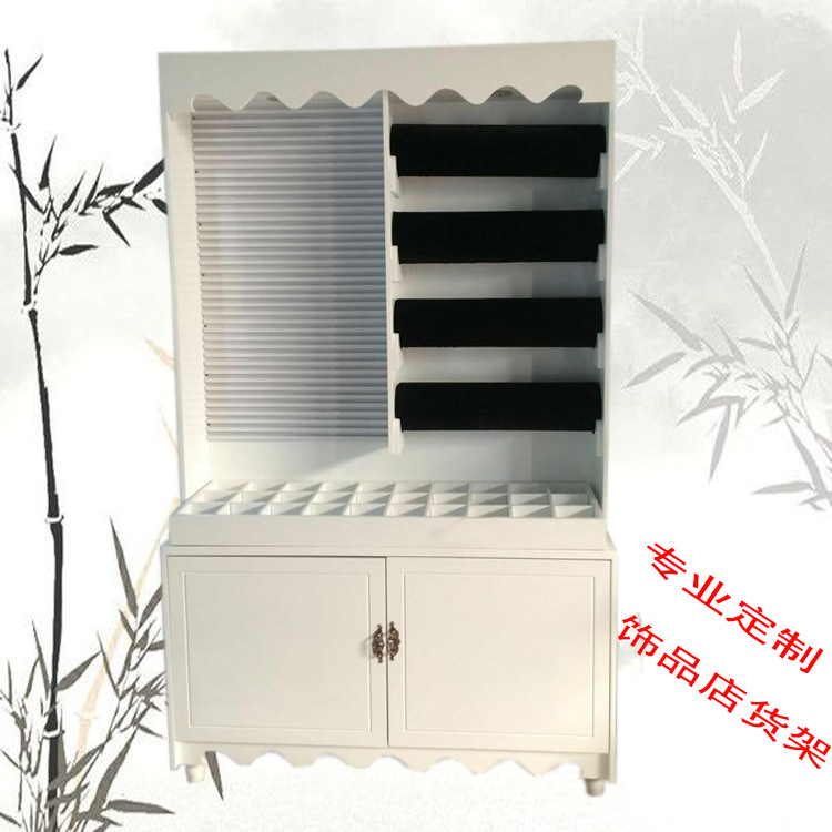 廠家批發直銷飾品店發箍 發繩頭飾貨架超實用木質精品展示櫃