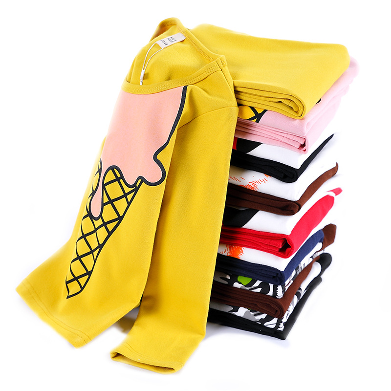 New products pure cotton children Home Furnishings Underwear set men and women Cartoon keep warm leisure time Pajamas Two piece set