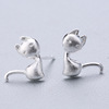 Universal earrings, silver needle, simple and elegant design, silver 925 sample