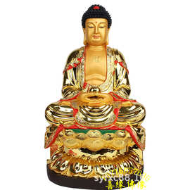 三教神像塑像树脂玻璃钢孔子 老君 佛祖塑像图片简介彩绘贴金
