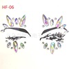 Face corner of the corner of the eye, acrylic, face diamond, crystal drill, beauty diy decorative diamond sticker eyebrow sticker