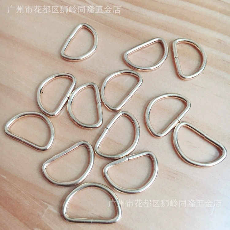 Прямые продажи с фабрики, 4-точечная D-пряжка, железная проволока, D-образный ремешок с пряжкой, D-пряжка, выдвижная головка, D-пряжка, аксессуары для багажа